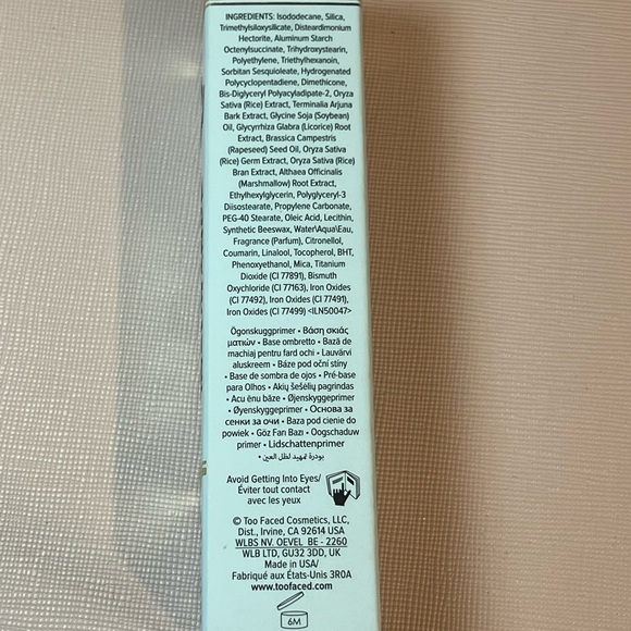 TOO FACED • SHADOW INSURANCE • NEW IN BOX - Picture 5 of 7